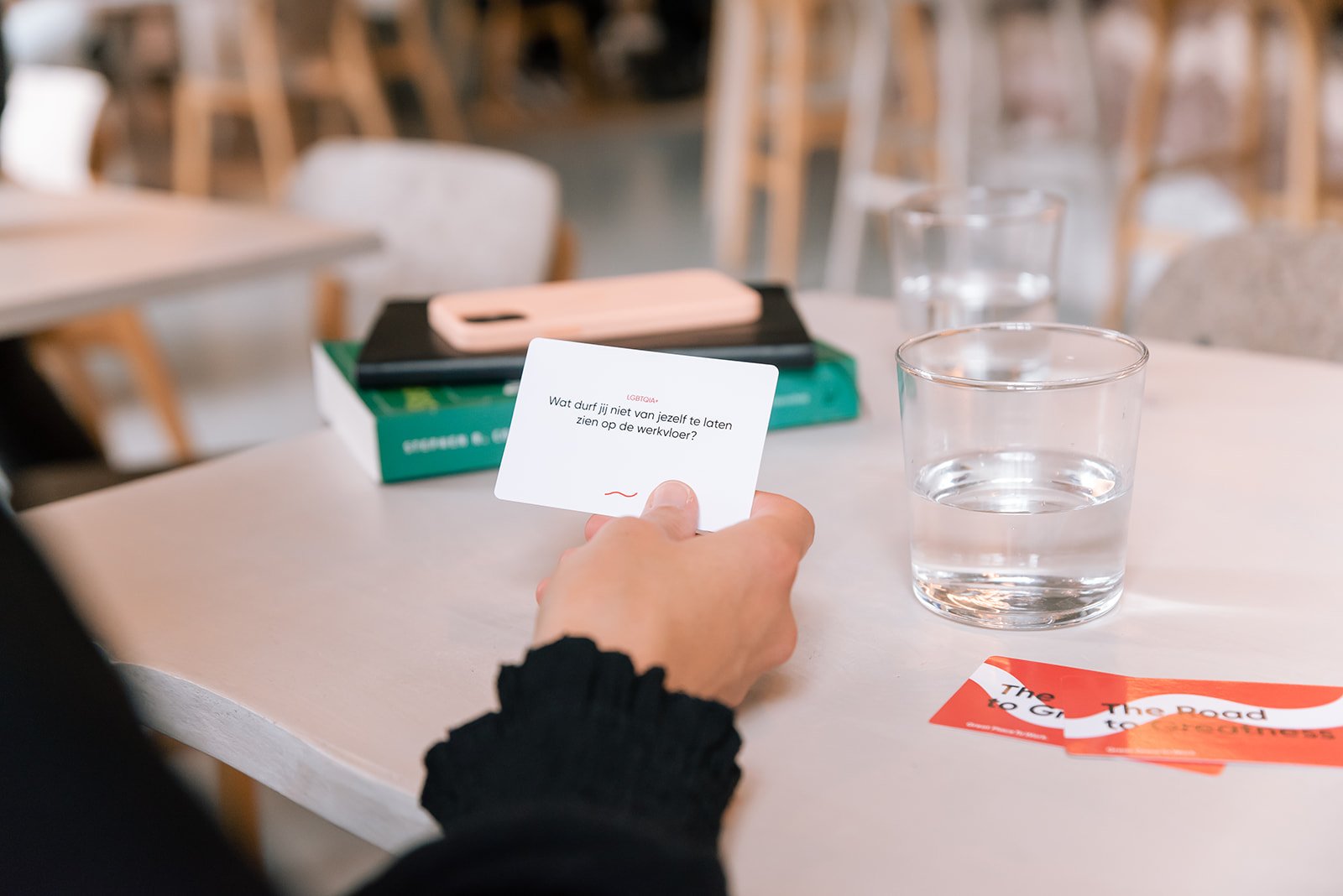 Great Conversations kaartspel over jezelf zijn op werk