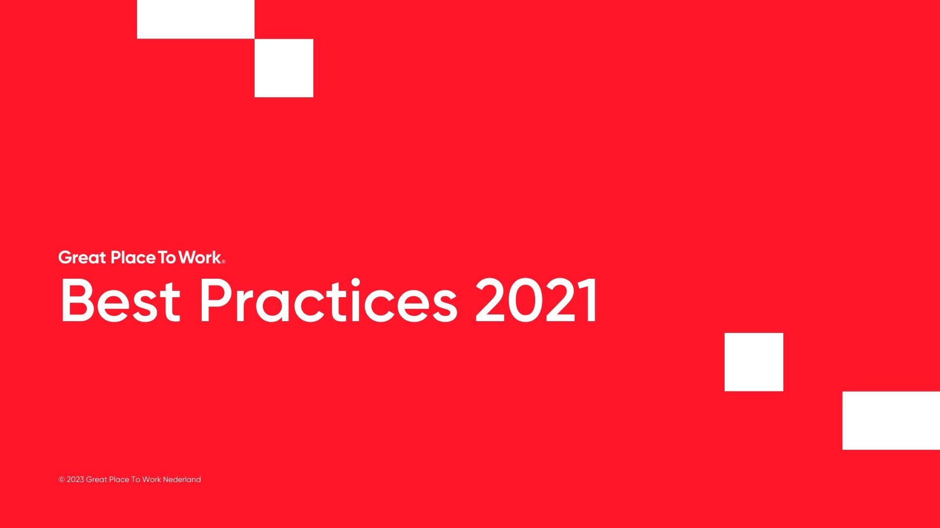 Best Practices 2021
