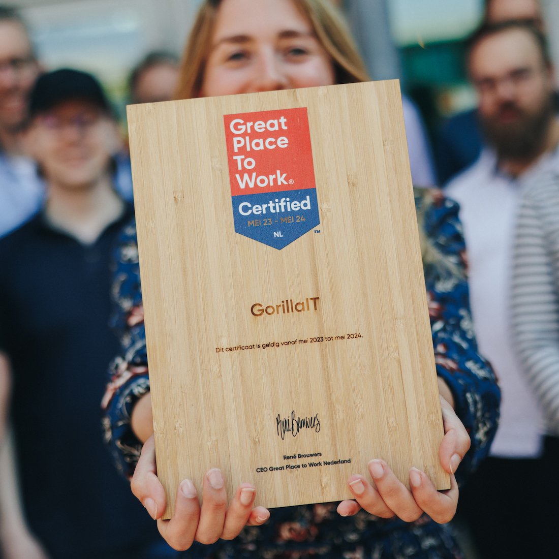 Bamboe certificaat Gorilla IT 